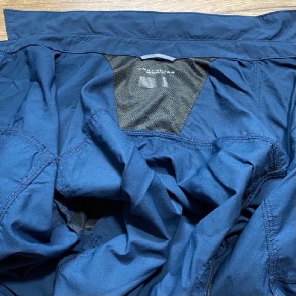 Men’s Columbia Omni-Shade Blue SS Button-Down Shirt, XL - Picture 8 of 13